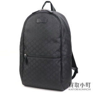 Gucci GG Supreme Backpack Black Nylon Pattern